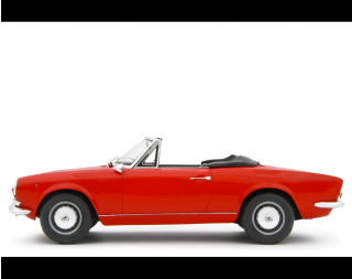 Fiat 124 Sport Spider AS (1438 cc.) 1968 Rosso Laudoracing 1:18 Resinemodell (Türen, Motorhaube... nicht zu öffnen!)